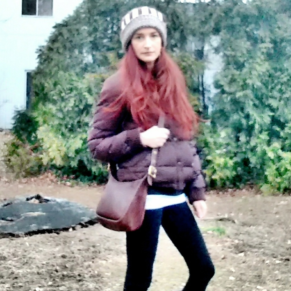 J. Crew Down Puffer Jacket w/Detachable Hood
